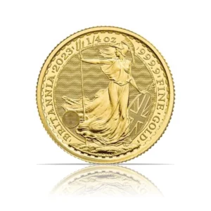 2023 – British Royal Mint Britannia King Charles III (BU) 1/4 oz Gold Coin