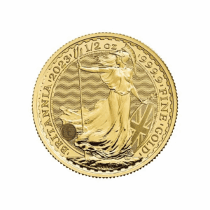 2023 – British Royal Mint Britannia King Charles III (BU) 1/2 oz Gold Coin