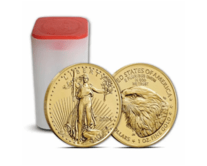 2024 – American Eagle (BU) 1 oz Gold Coins (Tube of 20 coins)