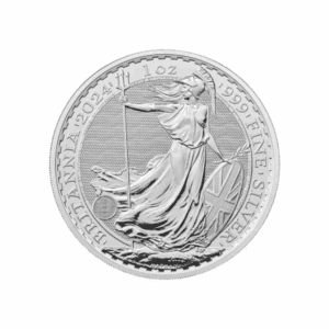 2024 – British Royal Mint Britannia (BU) 1 oz Silver Coin