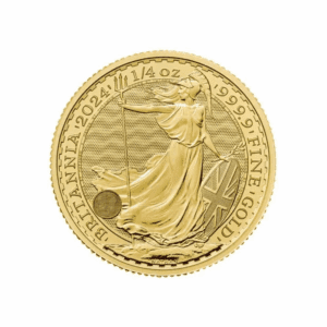 2024 – British Royal Mint Britannia (BU) 1/4 oz Gold Coin