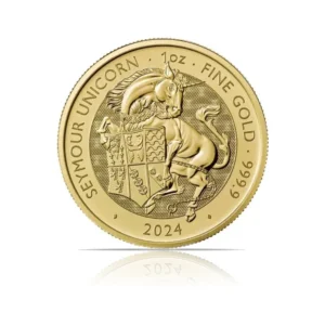 2024 - British Tudor Beasts: Seymour Unicorn (BU) 1 oz Gold Coin