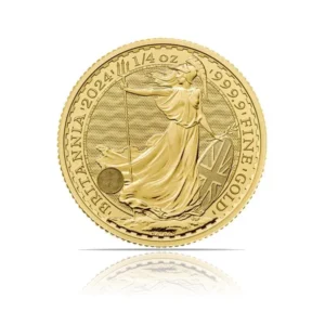 2024 - British Royal Mint Britannia (BU) 1/4 oz Gold Coin