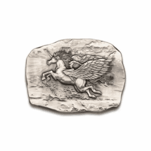 Argentia Winged Unicorn (UHR) Antiqued 10 oz Silver Bar