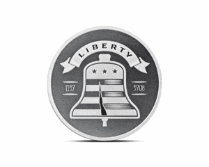 Asahi Liberty Bell 1 oz Silver Round