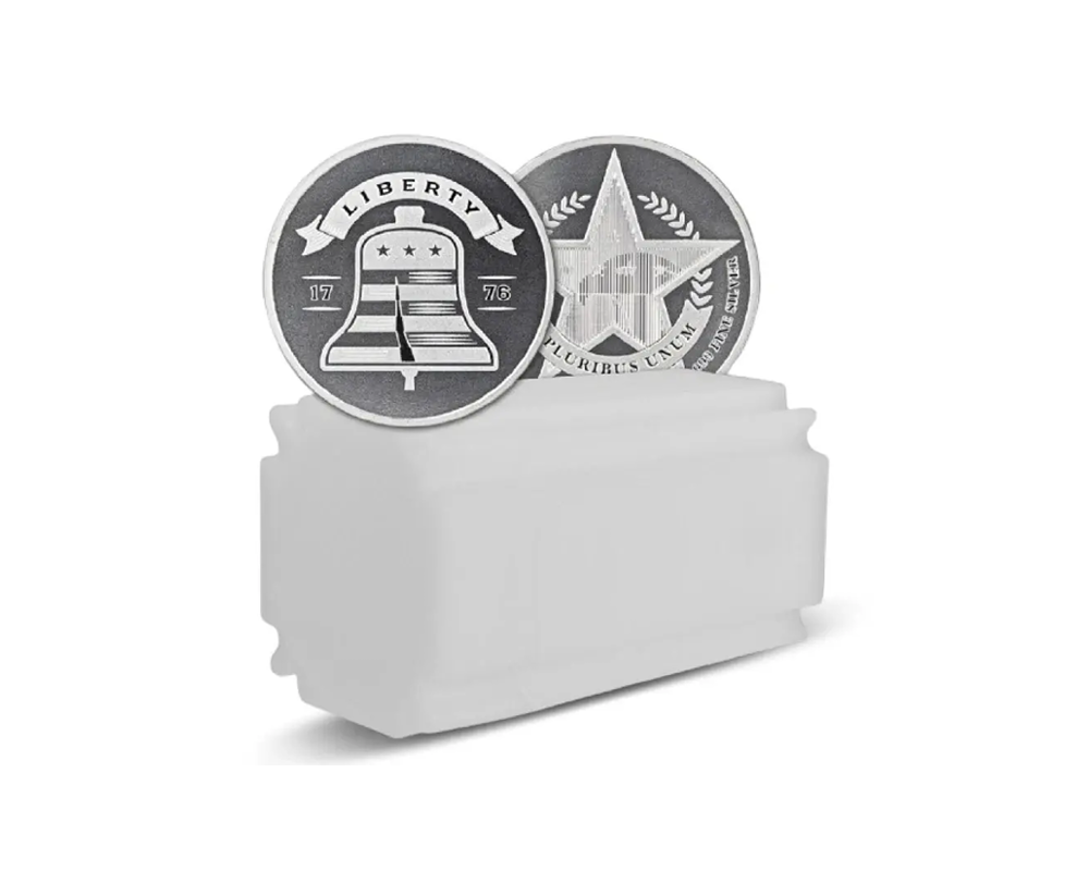 Asahi Liberty Bell 1 oz Silver Rounds (Tube of 20)