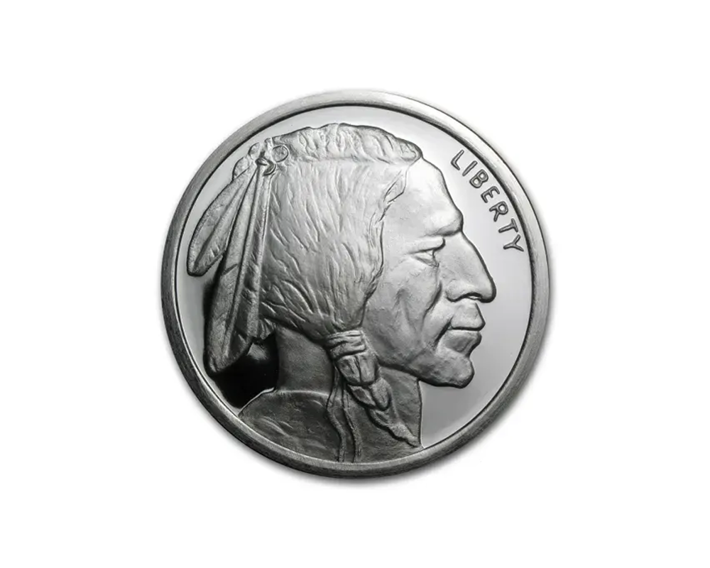 Buffalo CNT Minting 2 oz Silver Round