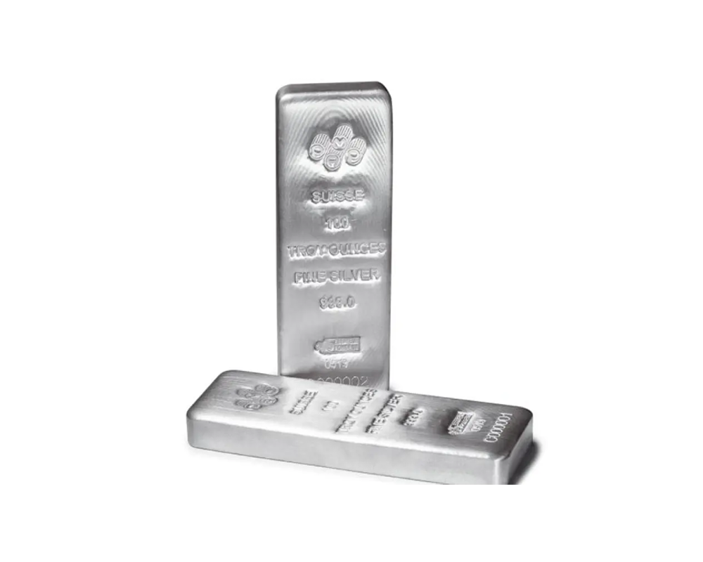 PAMP Cast 100 oz Silver Bar