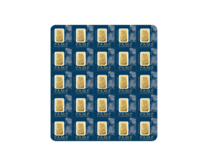 PAMP 1 Gram Gold Bars (MULTIGRAM of 25)