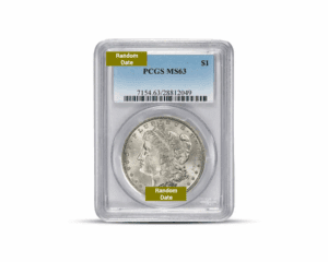Pre-1921 Morgan Dollar Silver Coin (MS63, PCGS)
