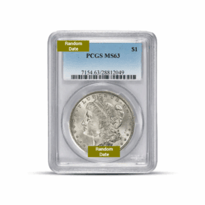 Pre-1921 Morgan Dollar Silver Coin (MS63, PCGS)
