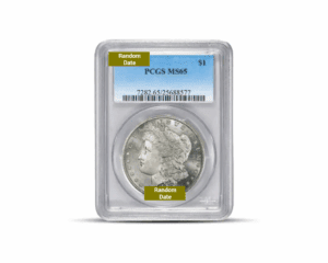 Pre-1921 Morgan One Dollar Silver Coin (MS65, PCGS)