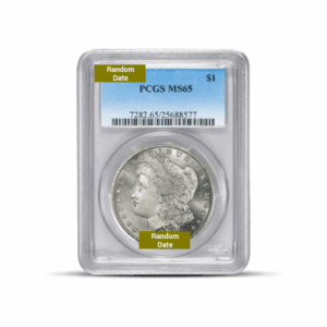 Pre-1921 Morgan One Dollar Silver Coin (MS65, PCGS)