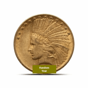 Pre-1933 – $10 Indian Eagle (XF) Gold Coin