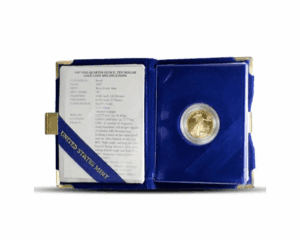 Random Year – American Eagle 1/4 oz Gold Proof Coin (Original Mint Box)