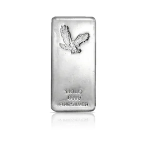 CNT Minting Eagle (Poured) 1 Kilo Silver Bar