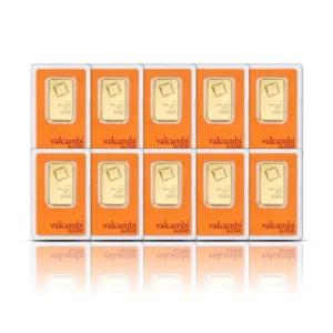 Valcambi *Assay 1 oz Gold Bars (Set of 10)