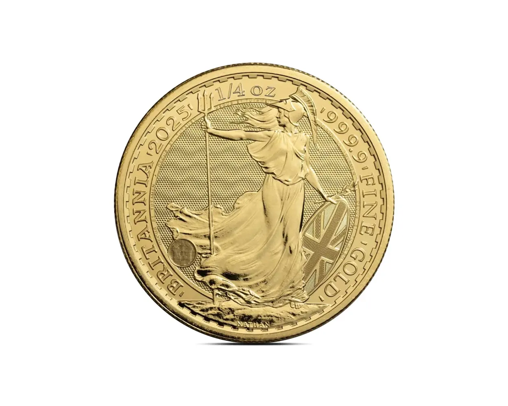 2025 – British Britannia (BU) 1/4 oz Gold Coin