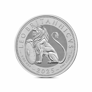 2025 – British Lion (BU) 5 oz Silver Coin