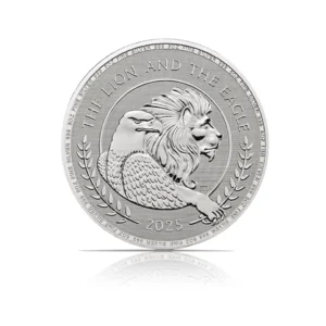 2025 - British Lion and American Eagle (BU) 5 oz Silver Coin