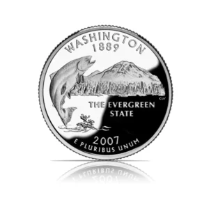2007-S - Washington State Quarter Silver Proof Coin