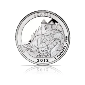 2012-S Acadia America the Beautiful Quarters : Silver Proof Coin