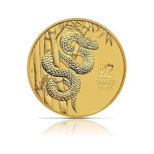 2025 - Perth Lunar Year of the Snake (BU) 1/20 oz Gold Coin