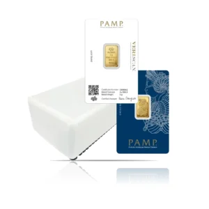 PAMP Suisse Fortuna 5 Gram 999.9 Fine Gold Bars (Box of 25)