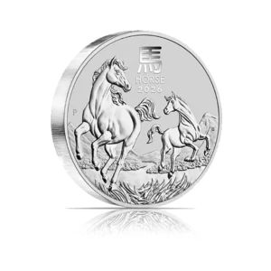 2026 - Perth Lunar Year of the Horse (BU) 5 oz Silver Coin