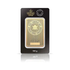 Royal Canadian Mint (RCM) 100 Gram Gold Bar